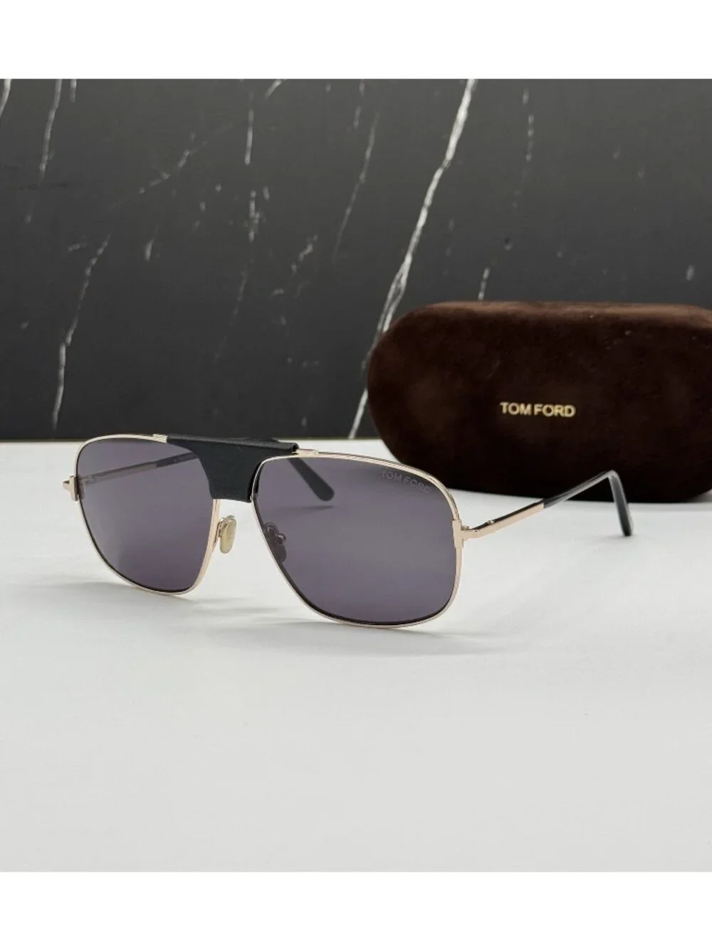 NWT Tom Ford Tex FT1096 28A Men Gray Sunglasses Authentic